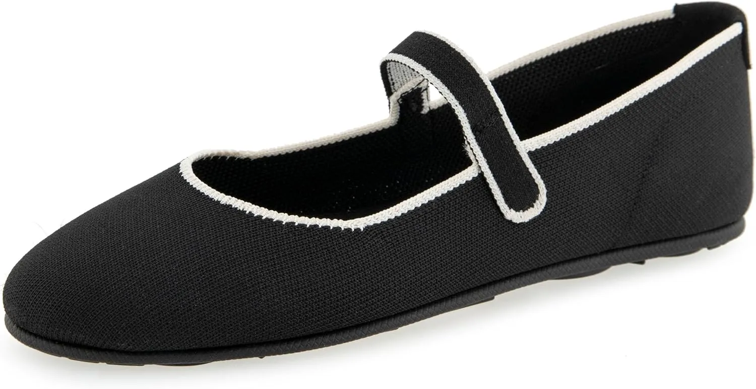 Aerosoles Women's Perry Knit Mary Jane Flat
