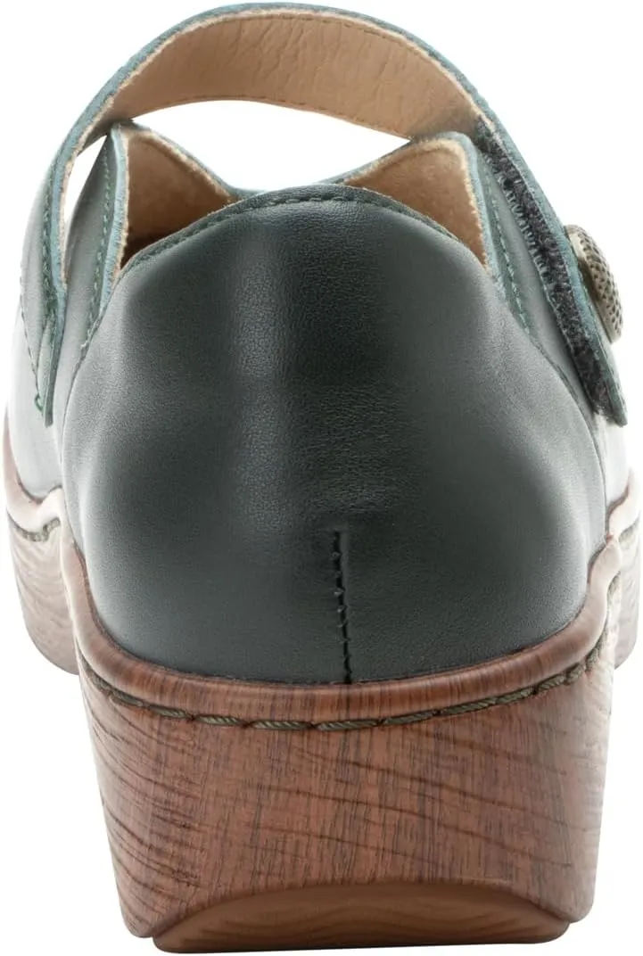 Alegria Women's Opheliah Comfort Shoes V-Cut Leather Mary Jane