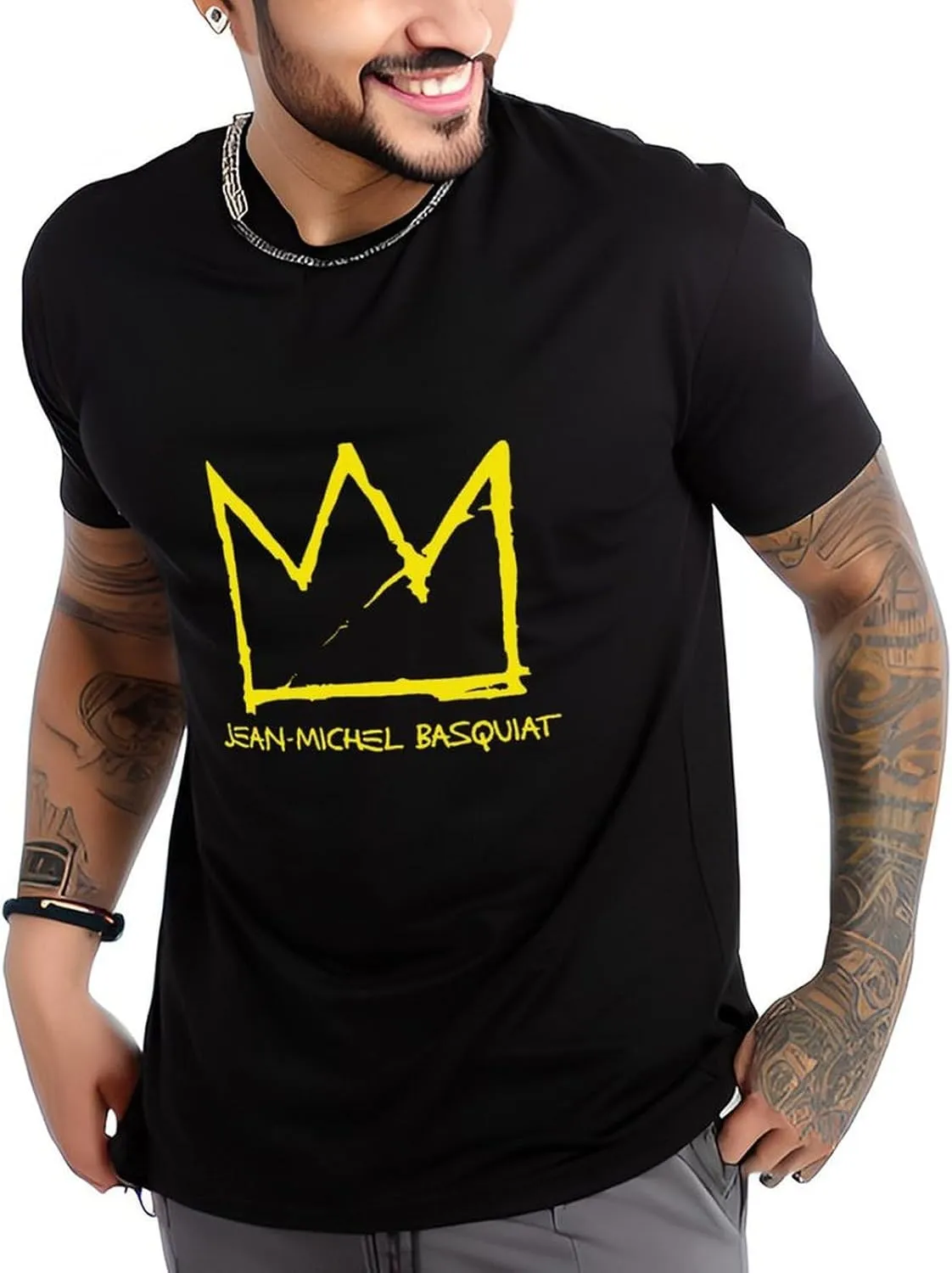 Basic Mens T-Shirts for Golf Training Holiday, Short Sleeve Jersey T-Shirt
