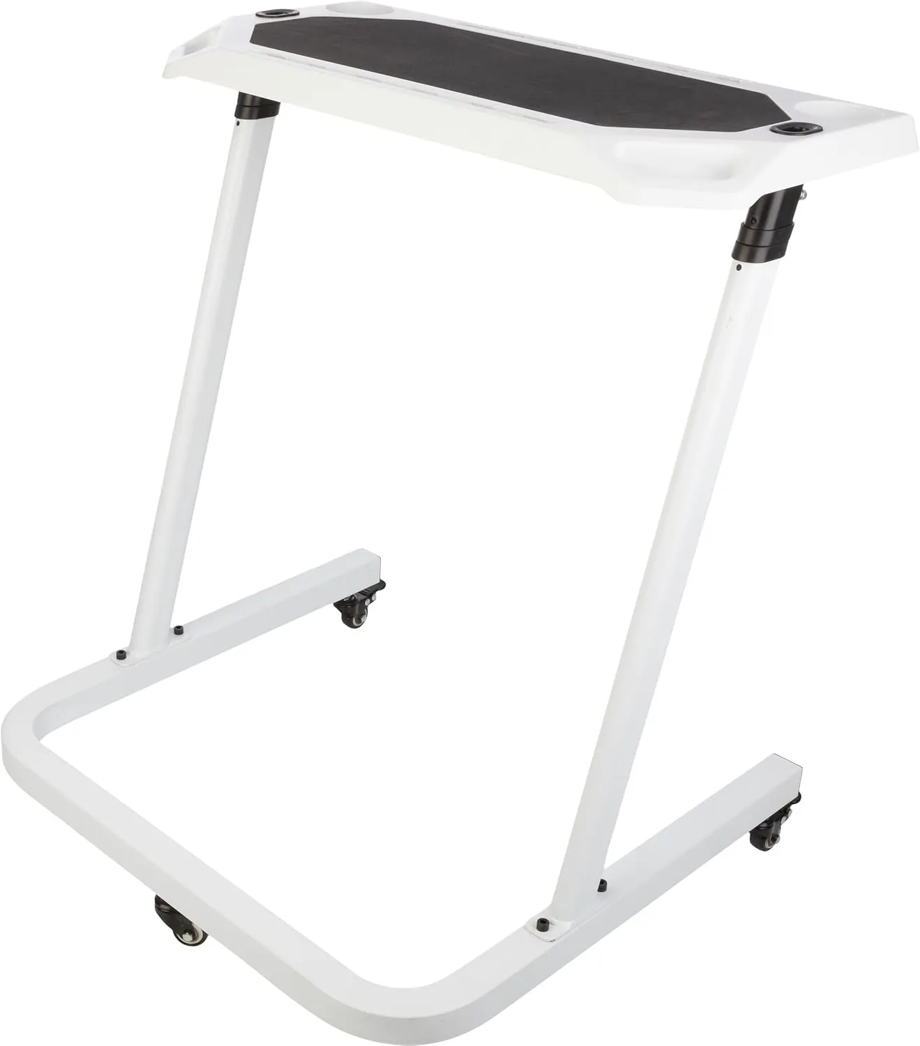 Bike Desk - Rolling Laptop Cart for Stationary Bike or Trainer - Adjustable Standing Desk to Exercise While Working or Watching TV by RAD Cycle