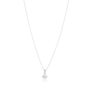 Classic Friends Rhodium Plated 925 Minimalist Chain Pendants