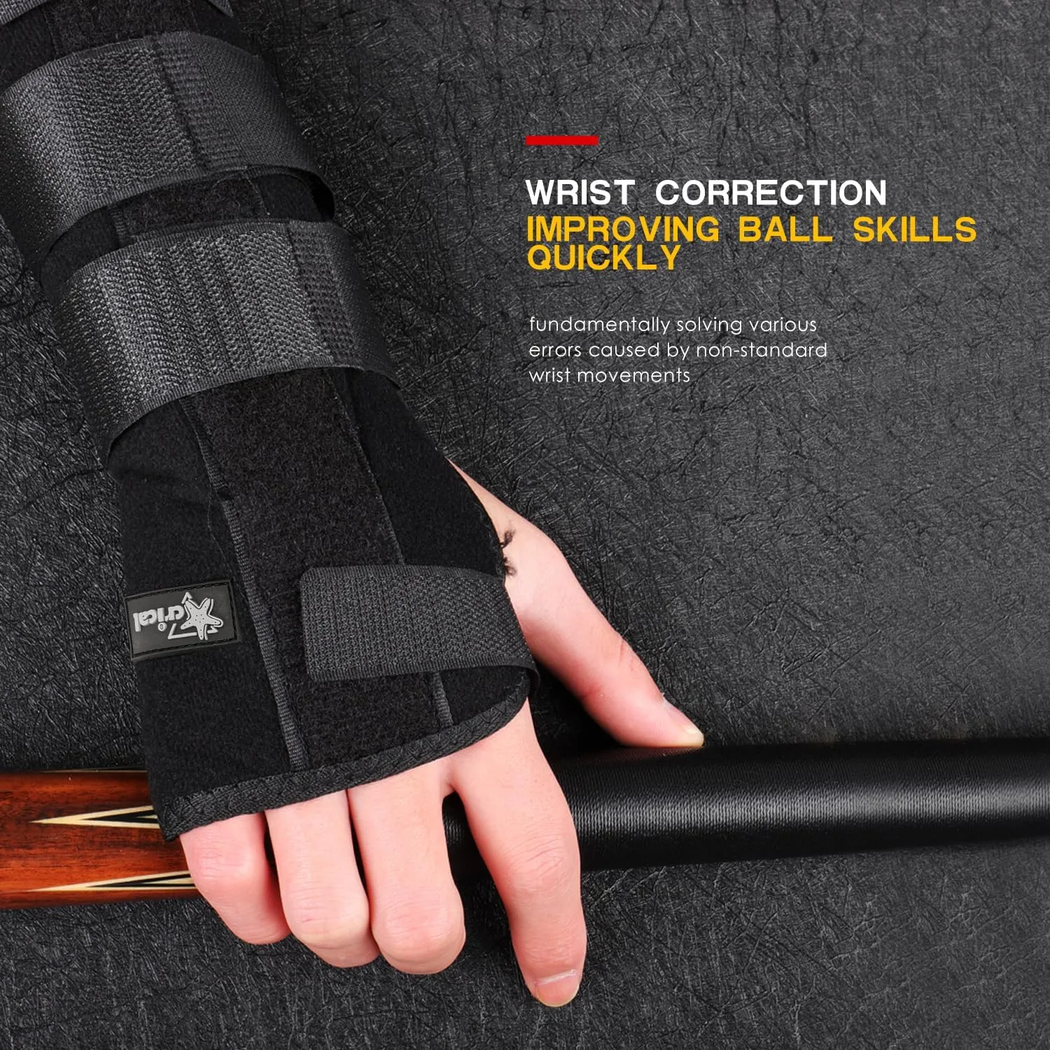 CRICAL Billiard Grip Trainer Shot Left Right Hand Training Tool Apparatus Wrist Strap Fixed Gloves Integrated Wrist Billiard Accessory