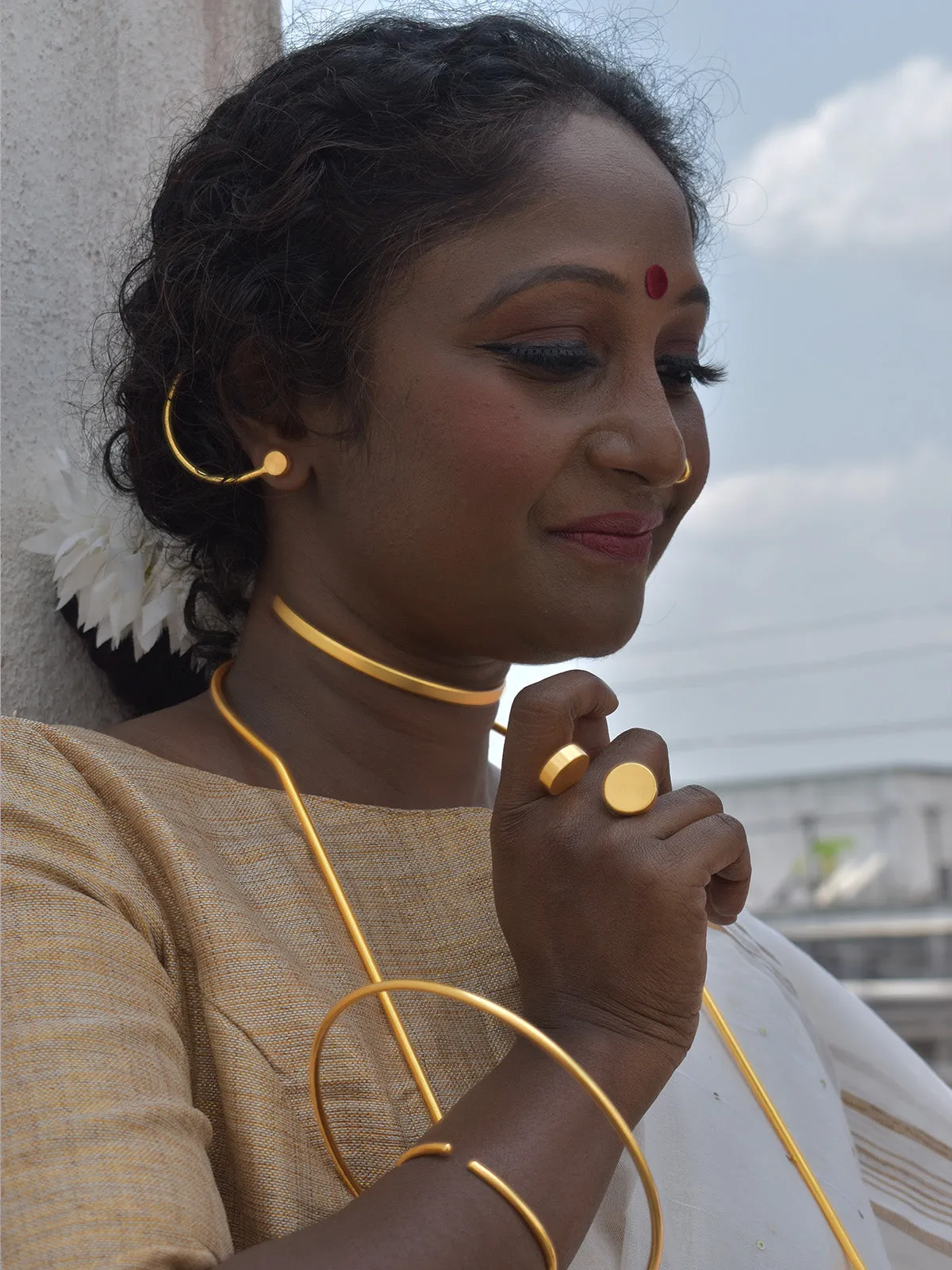 Double Circle Flat Ring