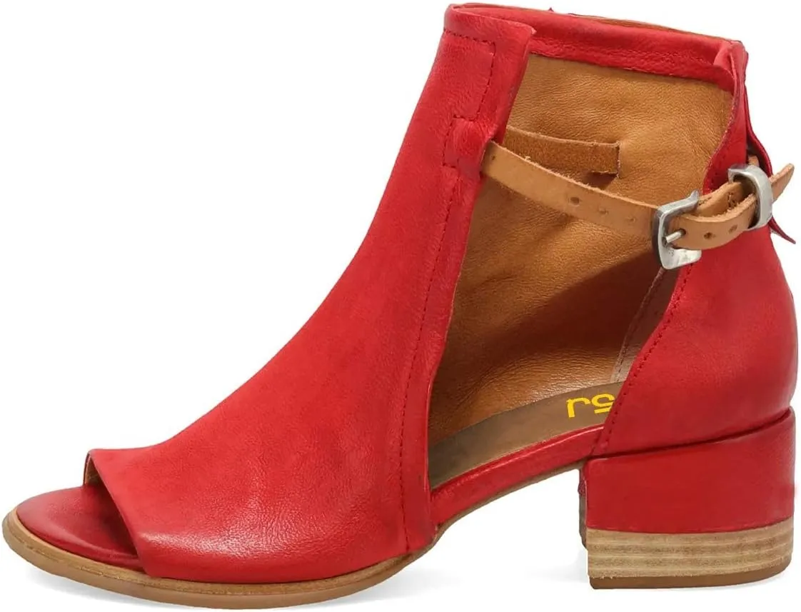FSJ Women Peep Open Toe Sandals Boot Cut Out Buckle Ankle Bootie Comfortable Stacked Block Low Heeled Summer Sandal Shoes Size 4-15 M US
