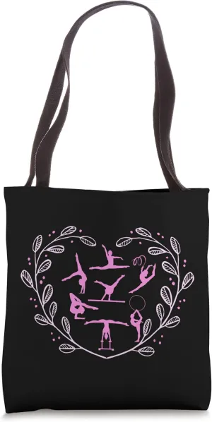 Gymnastics Love Trainer Gymnast Disciplines Tote Bag