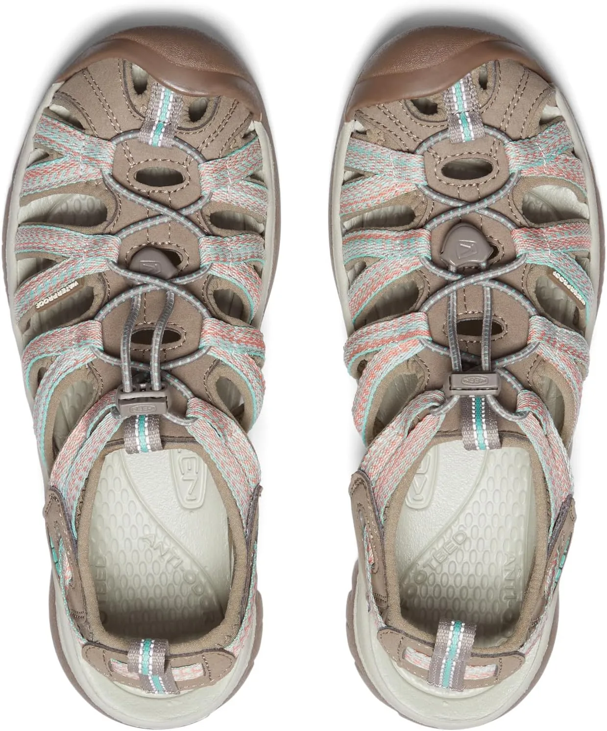 KEEN Women's Whisper Closed Toe Durable Comfortable Easy On Washable Adventure Sandals