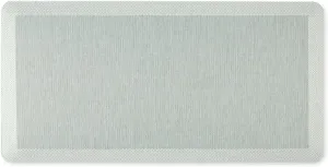 Martha Stewart Mira Modern Heathered Anti-Fatigue Air-Infused Kitchen Mat, Mint Green, 19.6"x39"