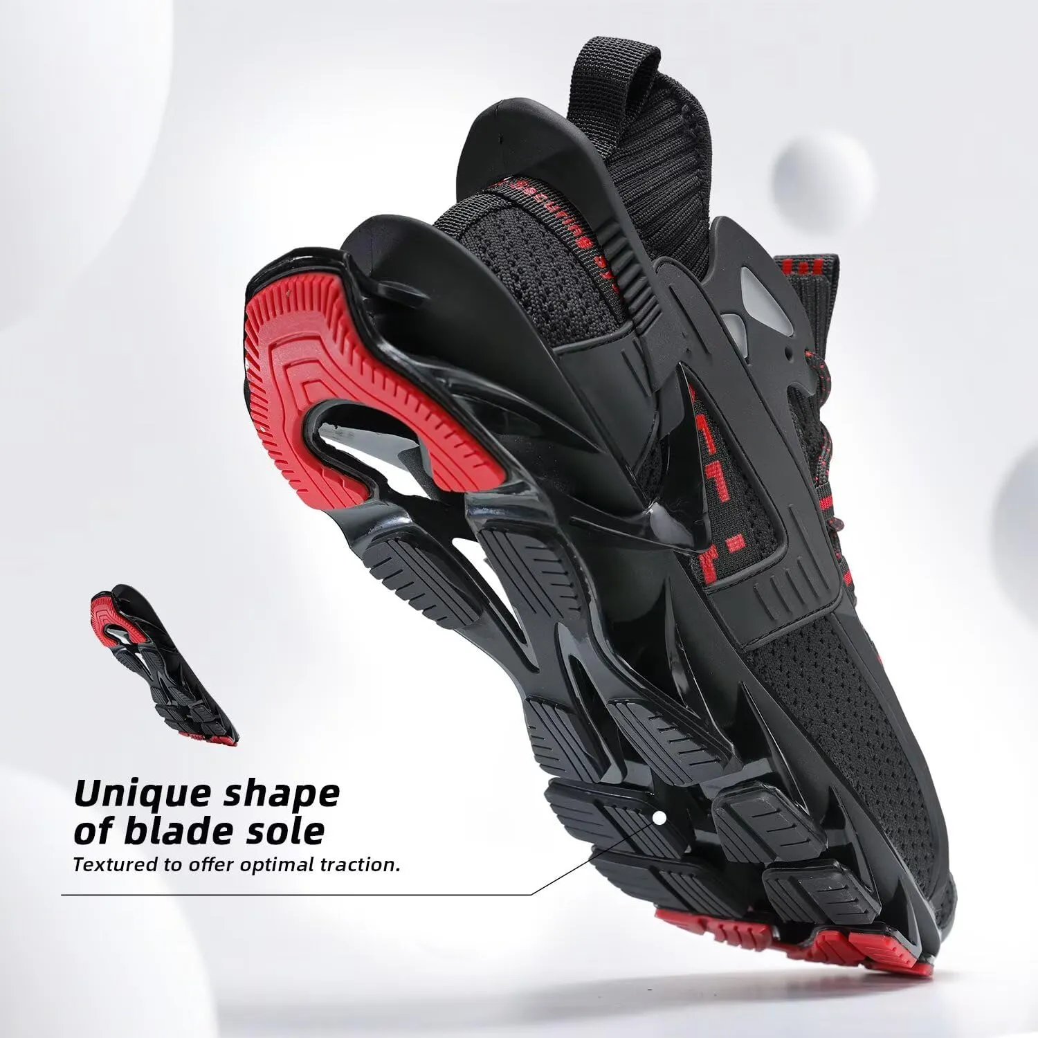 Men's Walking Running Shoes Blade Tennis Casual Fashion Sneakers Comfort Non Slip Sport Athletic Trainer