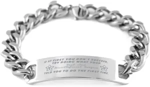 Oral And Maxillofacial Surgeon Bracelet, If at first you don't succeed, try doing what your athletic trainer told you to do the first time., Cuban Link Chain Necklace, Oral And Maxillofacial Surg