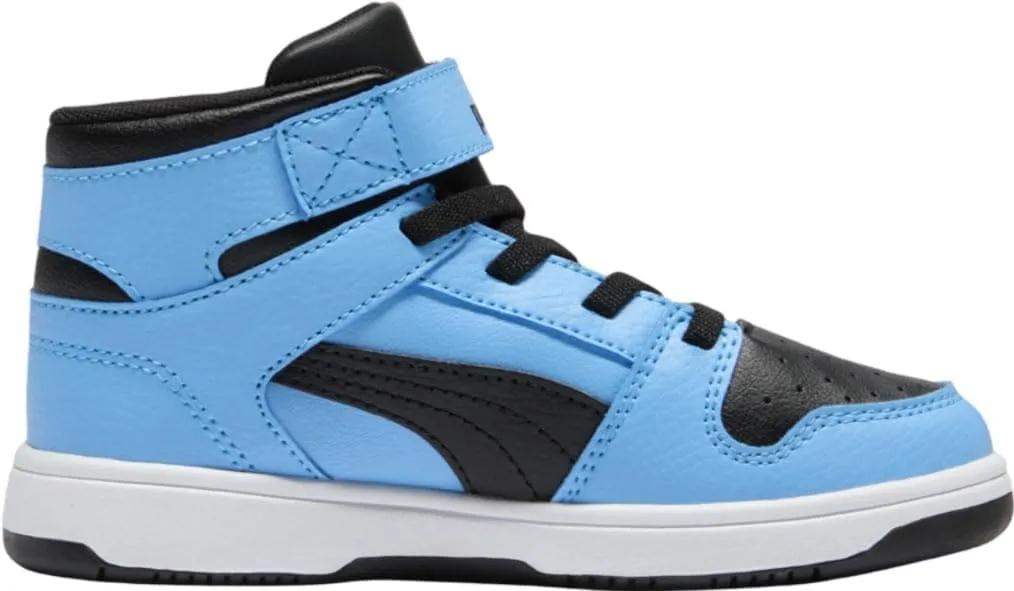 PUMA Unisex-Child Rebound Layup Mid Hook and Loop Shoes Sneaker