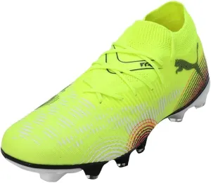 PUMA Unisex Future 8 Match Fg/Ag Football Boots, Yellow Alert PUMA Black Sun Struck, 8
