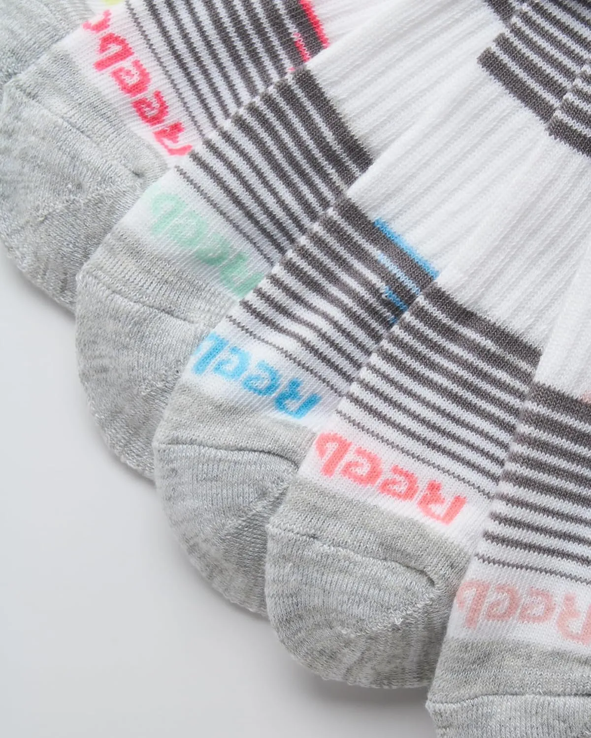 Reebok Womens Low Cut Socks - 6 Pack Cushioned Performance Stretch Moisture Wicking Athletic No Show Socks for Women (4-10)