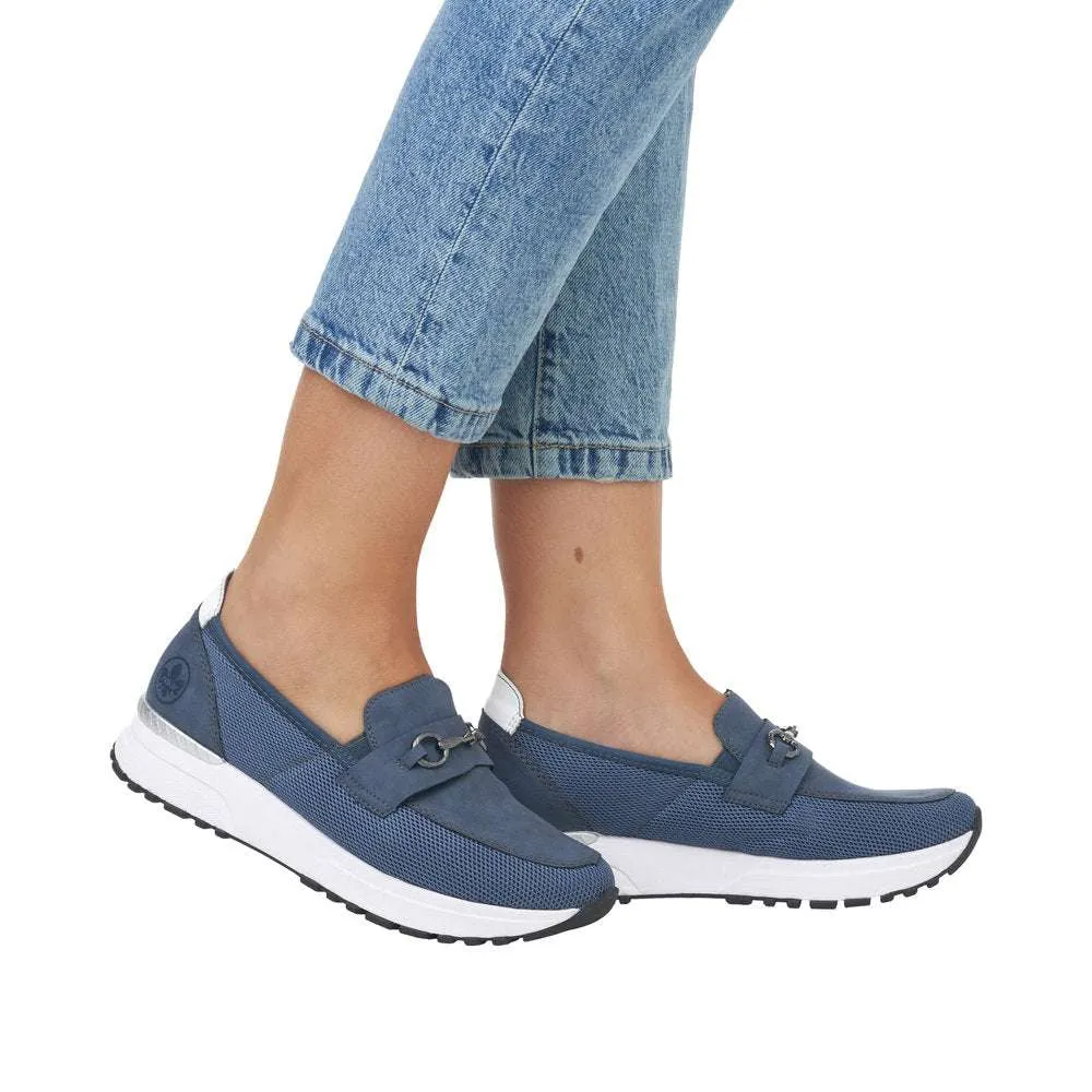 Rieker Wide Fit Mini-Wedge Loafer|N745514