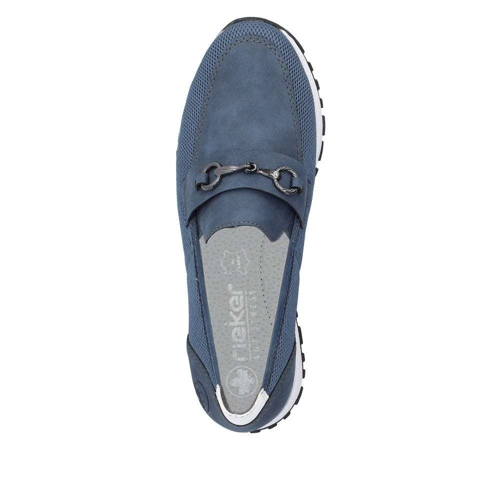 Rieker Wide Fit Mini-Wedge Loafer|N745514