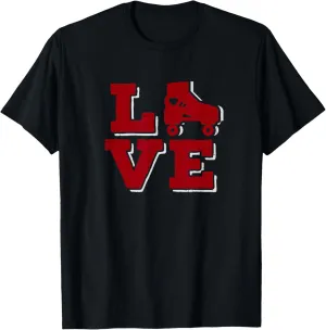Roller Skates Love Roller Skating Derby Skate Trainer T-Shirt