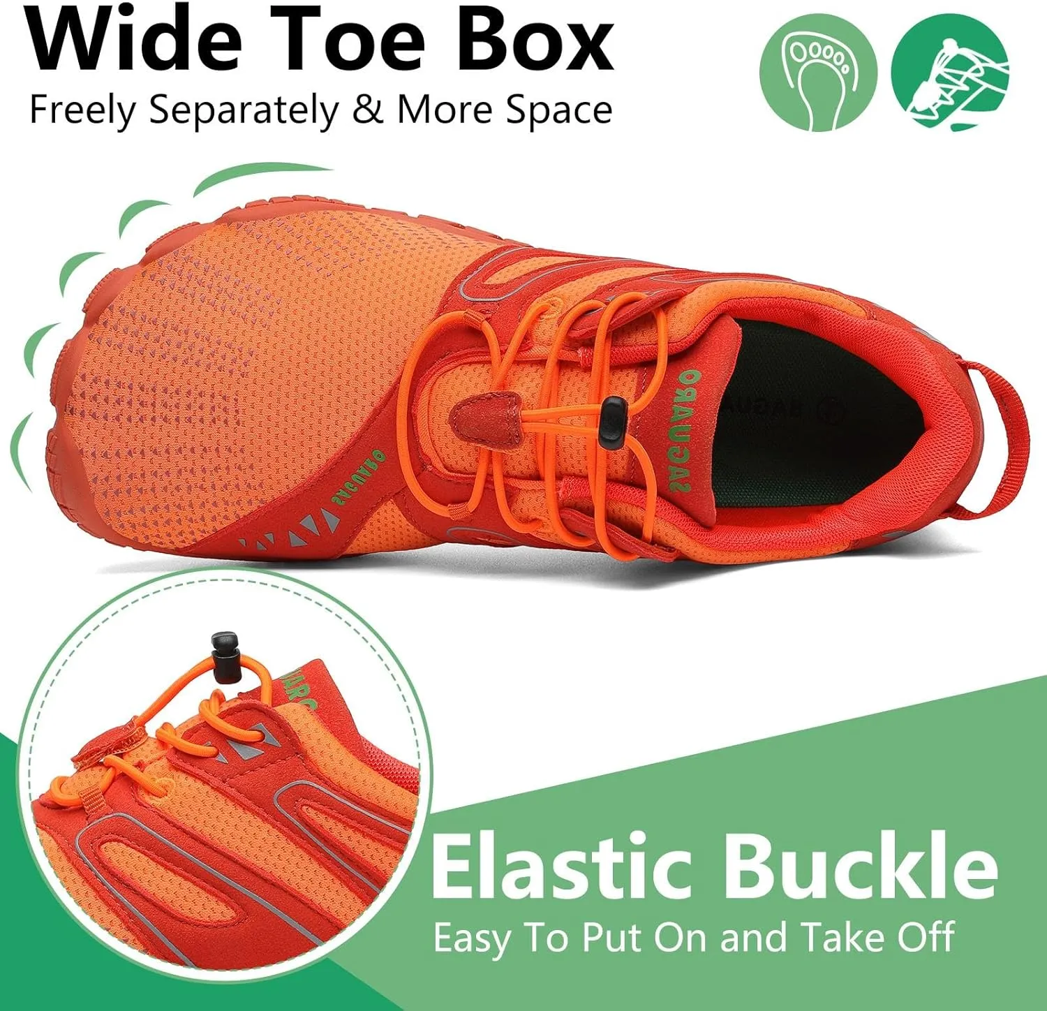 SAGUARO Womens Mens Barefoot Shoes Minimalist Trail Runner Wide Toe Box Zero Drop Outdoor Cross Training Shoe