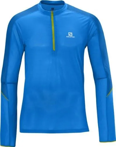 Salomon Men's Trail Runner Long Sleeve Zip Tee
