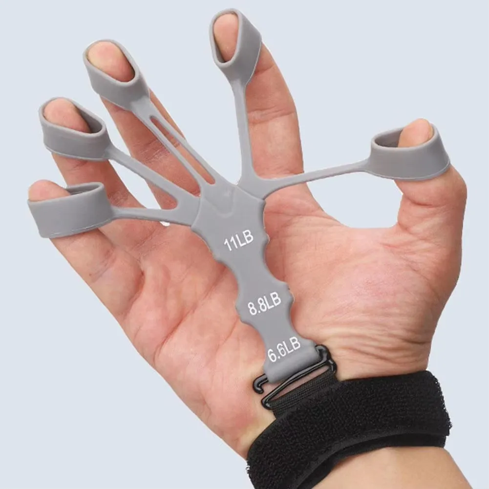 Silicone Gripster Finger Strength Trainer & Accessory