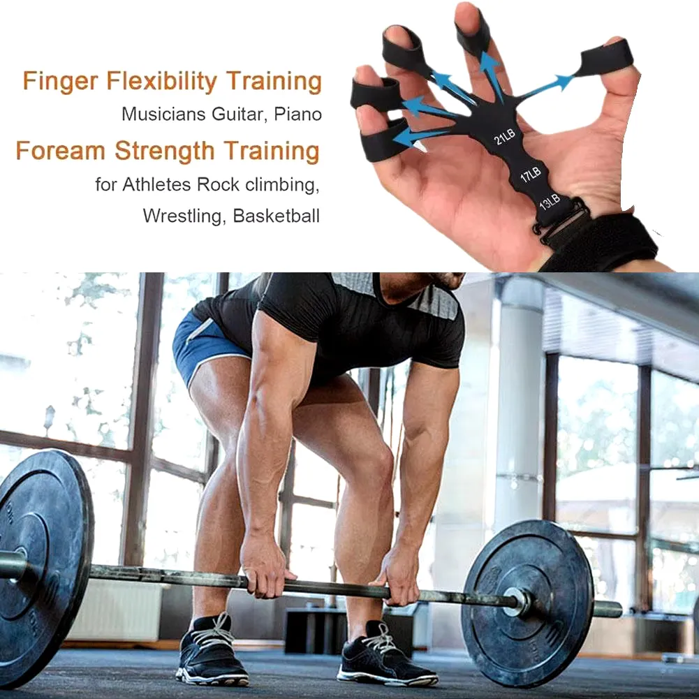 Silicone Gripster Finger Strength Trainer & Accessory