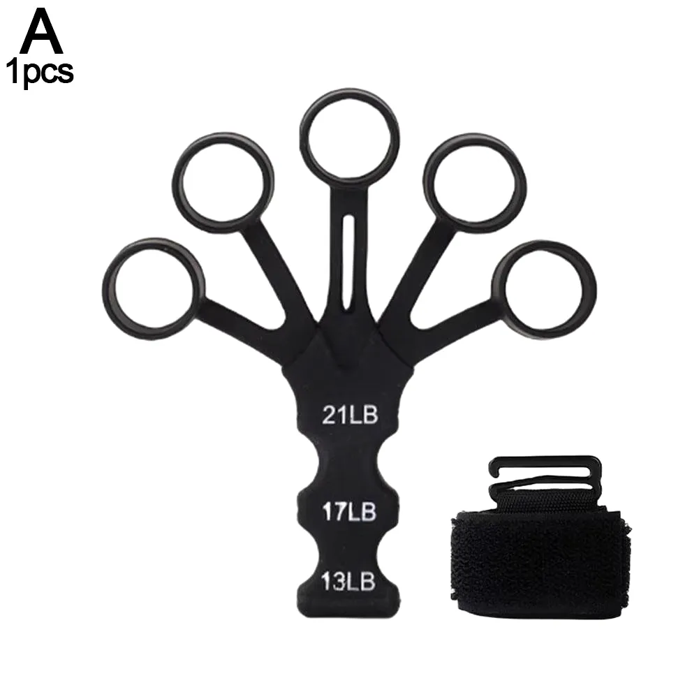 Silicone Gripster Finger Strength Trainer & Accessory