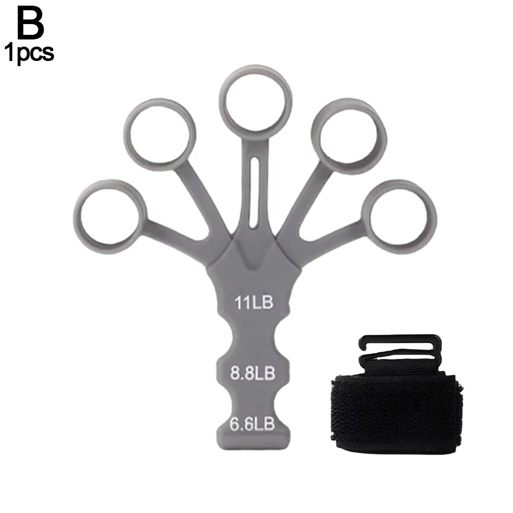 Silicone Gripster Finger Strength Trainer & Accessory