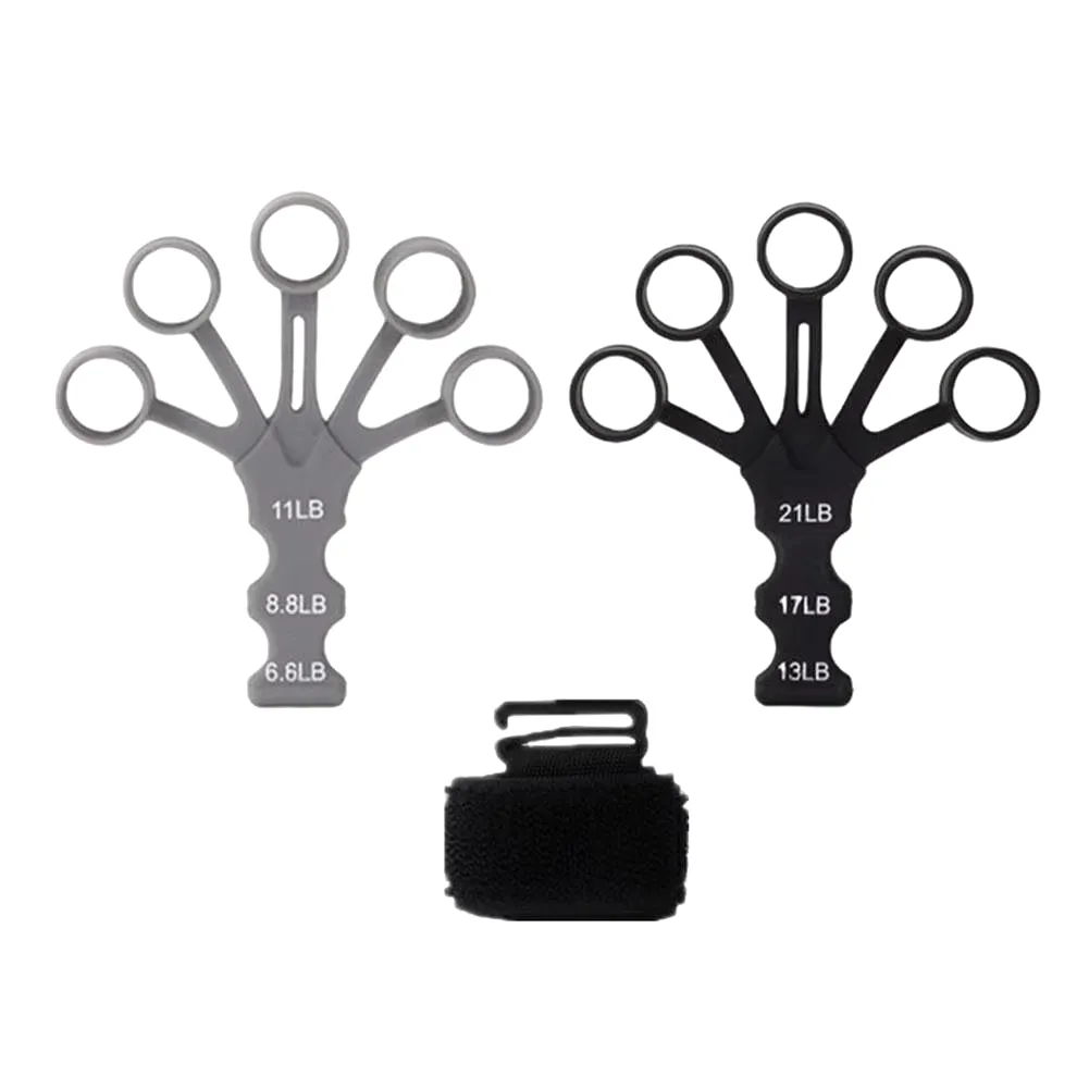 Silicone Gripster Finger Strength Trainer & Accessory