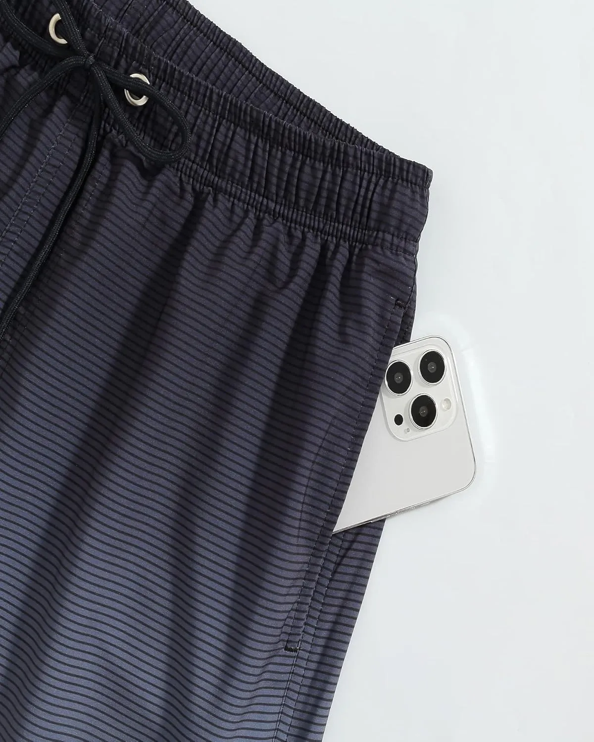 SILKWORLD Mens Swim Trunks Quick Dry Compression Liner 2 in 1 Shorts Men Swimsuit