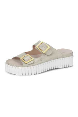 Silver Adjustable Sandal