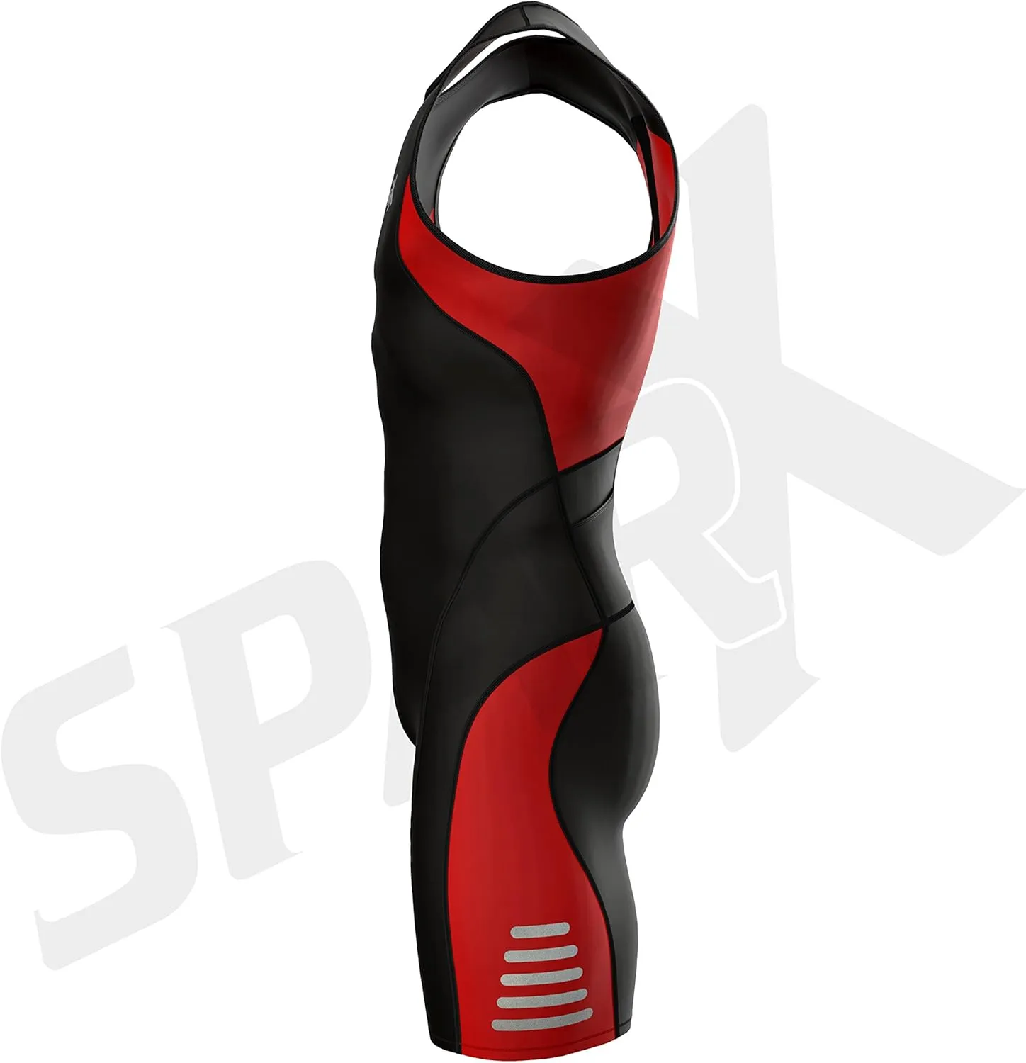 Sparx Men's Elite Triathlon Suit Trisuit SpeedSuit Skinsuit Swim-Bike-Run Triathlon Race Suit