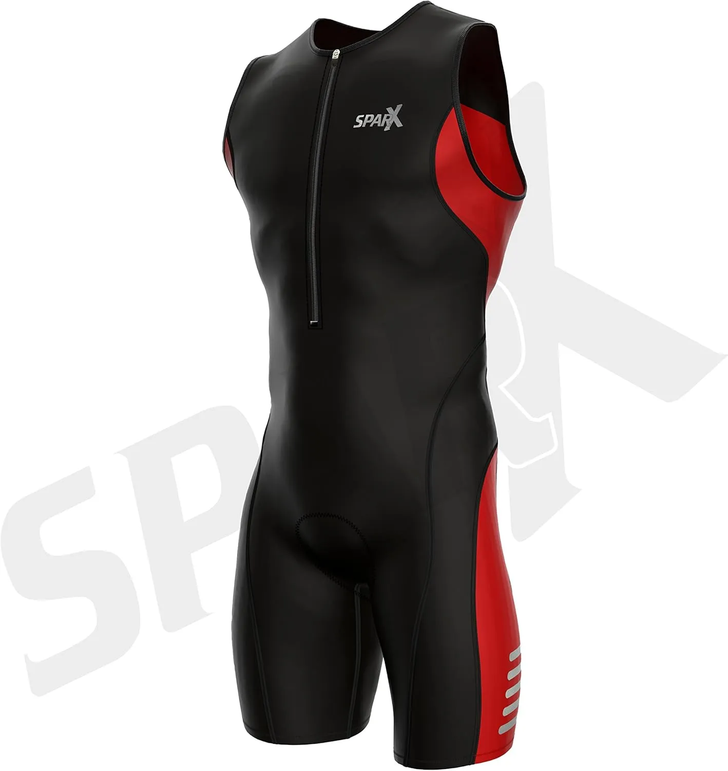 Sparx Men's Elite Triathlon Suit Trisuit SpeedSuit Skinsuit Swim-Bike-Run Triathlon Race Suit