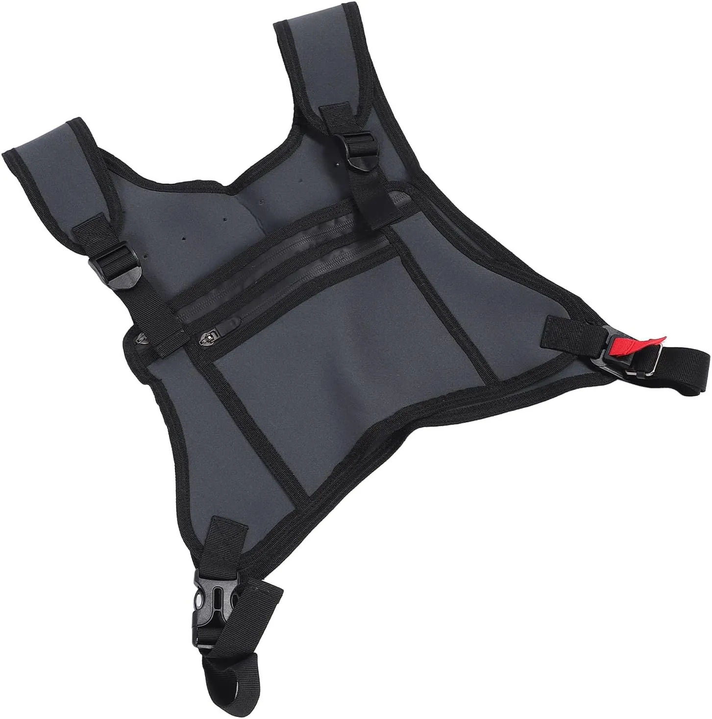 Sports Chest Pack,Adjustable Water Multifunctional Outdoor Vest Bag for Hiking Running Gym with Internal Compartments