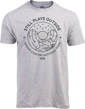 Still Plays Outside Hiking Tee | Funny Hiker Camping Camper Outdoors Men Women Shirt
