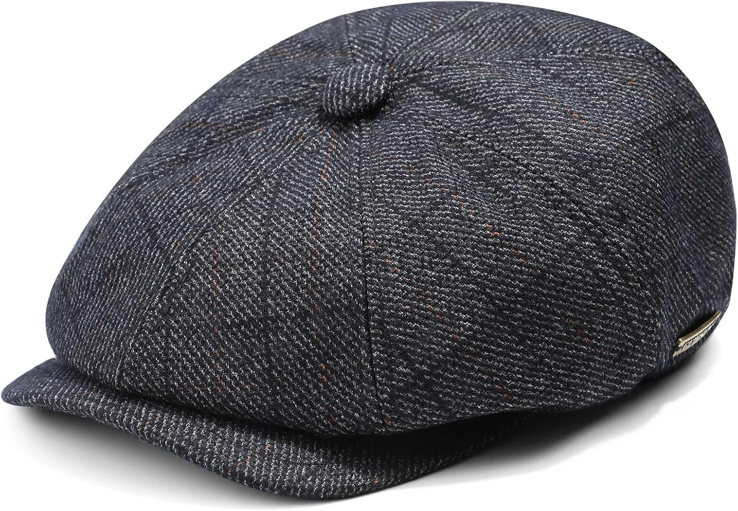 Sumolux Newsboy Cap for Men Wool Classic 8 Panel Vintage Gatsby Lvy Cabbie Hat Flat Beret Cap