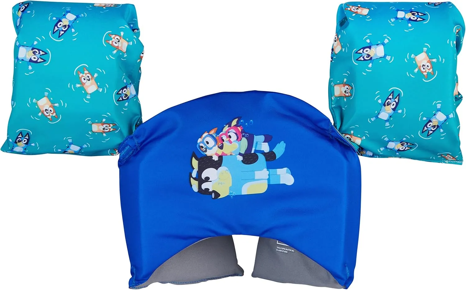SwimWays Swim Trainer, US Coast Guard Approved Life Vest Kids Swim Vest, Arm Floaties & Life Jackets for Kids 33-55 lbs