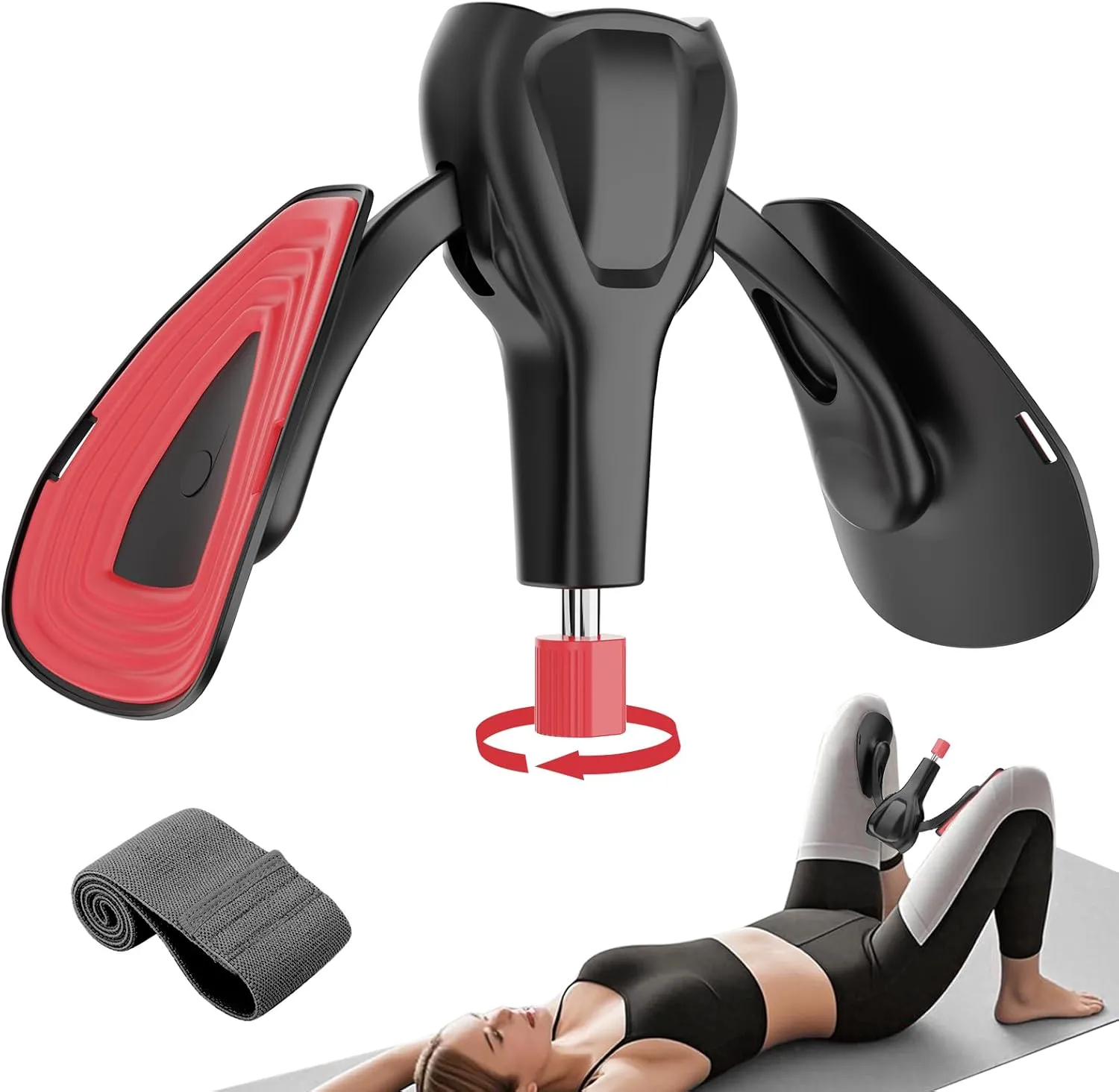 Thigh Master Hip Trainer Kegel Inner Thigh Exerciser, Pelvic Floor Muscle Device for Postpartum Rehabilitation, Leg Workout Equipment