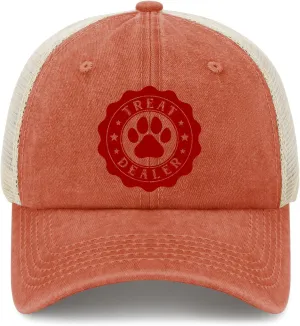 Treats Dealer Chow Mix Dog Trainer Golf hat hat Saffron Running hat Gifts for Grandma Baseball Hats