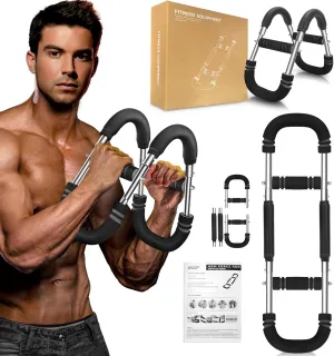 Twister Arm Trainer, 20-120 lb Adjustable Chest Workout Equipment, Forearm Strengthener, Power Twist Arm Trainer for Men, Arm Exercise Equipment, Portable Spring Resistance for Home Workout Equipment