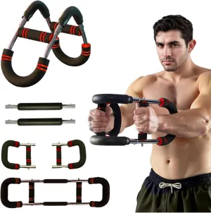 Twister Arm Trainer, Adjustable Chest Workout Equipment, Chest Trainer for Men, Muscle Builder & Strength Training for Arms, Chest, Shoulders, Portable Home Fitness Equipment