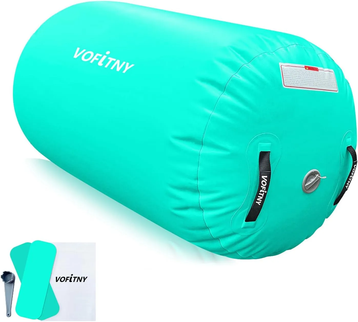 VOFiTNY Gymnastics Tumbling Equipment Air Barrel Inflatable Octagon Tumbler Roller Back-bend Trainer Chearleeding Mat Without Pump