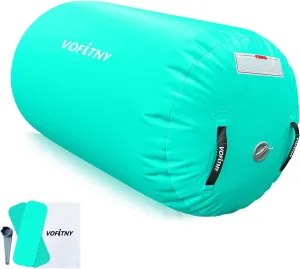 VOFiTNY Gymnastics Tumbling Equipment Air Barrel Inflatable Octagon Tumbler Roller Back-bend Trainer Chearleeding Mat Without Pump