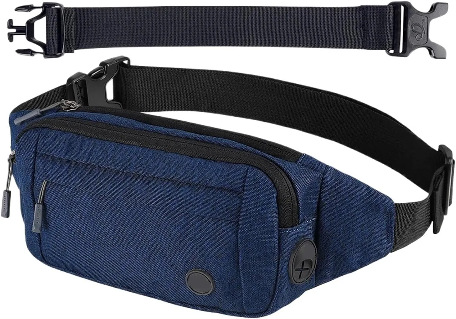 Waist Bag Pouch Bum Belt Bag Shoulder Crossbody Chest Bag Pocket Sport Jogging Hiking Hiker Fit For MAN Woman(Navy Blue)