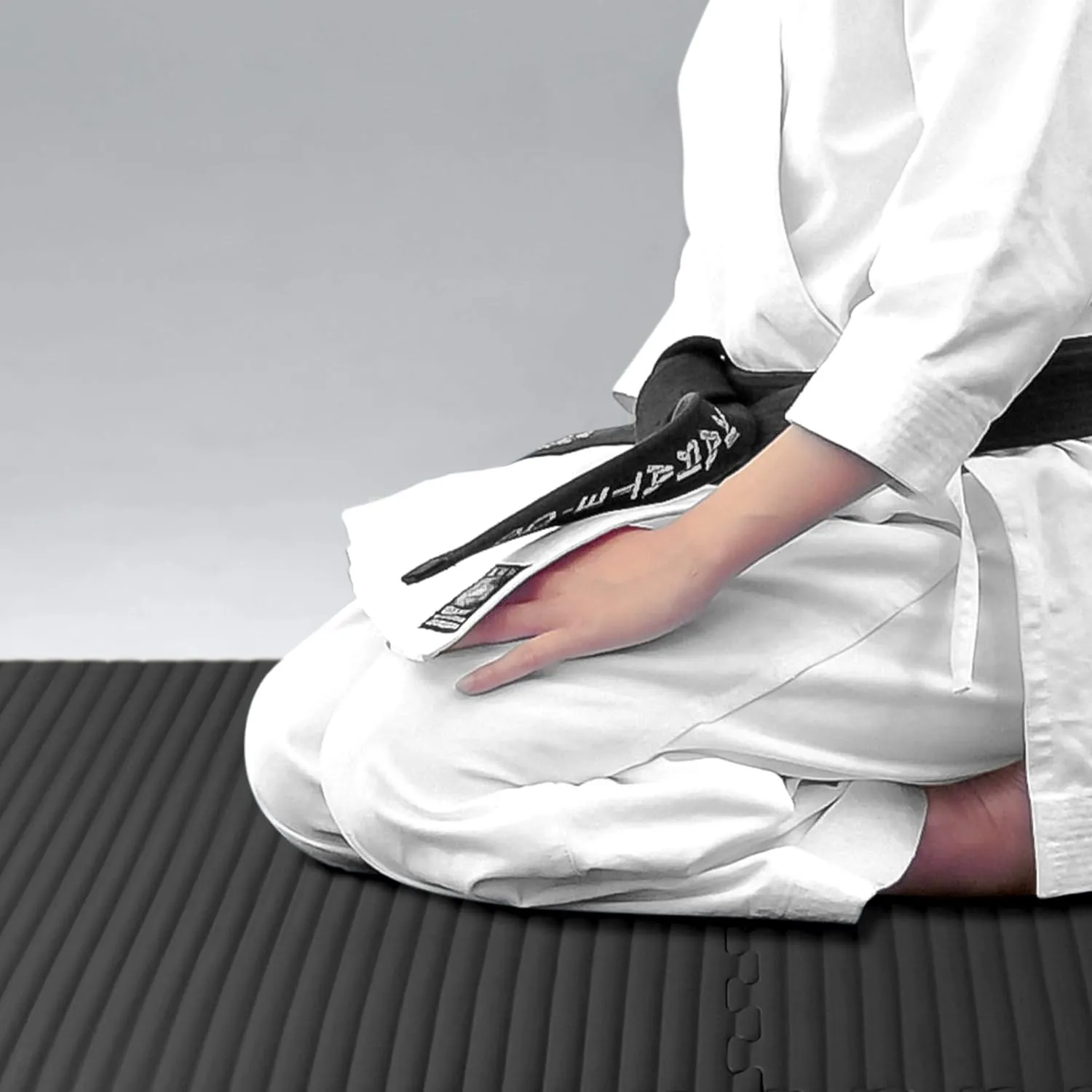 We Sell Mats 3/4 Inch Thick Martial Arts EVA Foam Exercise Mat, Tatami Pattern, Interlocking Floor Tiles for Home Gym, MMA, Anti-Fatigue Mats, 24 in x 24 in