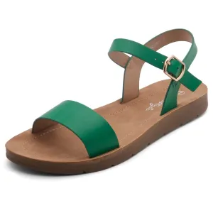 Wholesale pricing Strap Herstyle Band Flat One Womens Sandals All-encompassing selection Monday Toes Open Ankle