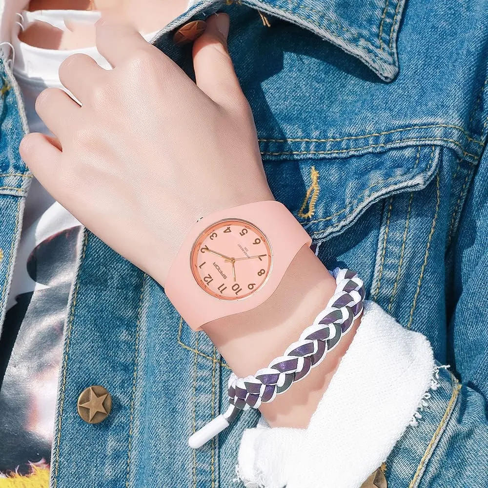 XCZAP Fashion Jelly Series Sports Ladies Silicone Strap Electronic Quartz Waterproof Watch