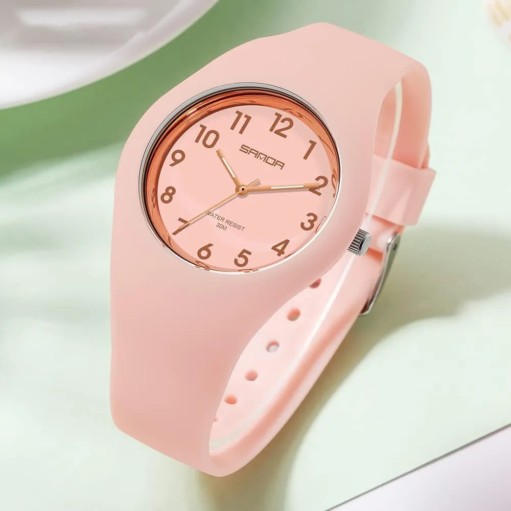 XCZAP Fashion Jelly Series Sports Ladies Silicone Strap Electronic Quartz Waterproof Watch