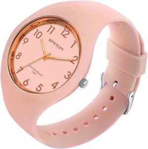 XCZAP Fashion Jelly Series Sports Ladies Silicone Strap Electronic Quartz Waterproof Watch