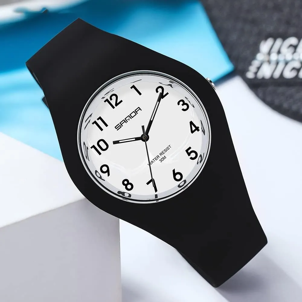 XCZAP Fashion Jelly Series Sports Ladies Silicone Strap Electronic Quartz Waterproof Watch