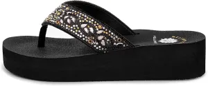 Yellow Box Women's Brigid Flatform Sandal, Round Toe, 1.75 Inch Heel, 1.25 Inch Platform, Comfortable Flip-Flop