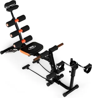 YOXIER AB Machine for Stomach Workout,Multi-Functional Adjustable Ab Crunch Machine for Total Body Workout, Ab Exercise Equipment for Abs, Ab Trainer for Core, Leg, Thigh
